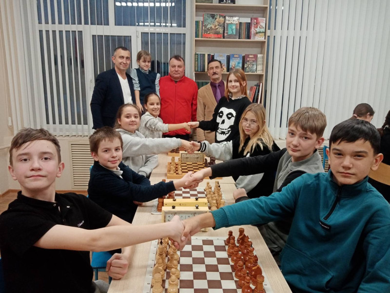 Победители шахматного турнира.